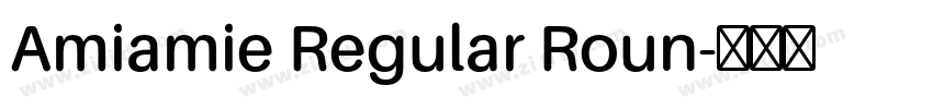 Amiamie Regular Roun字体转换